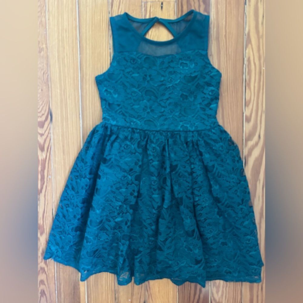 Zenzi Green Lace Dress